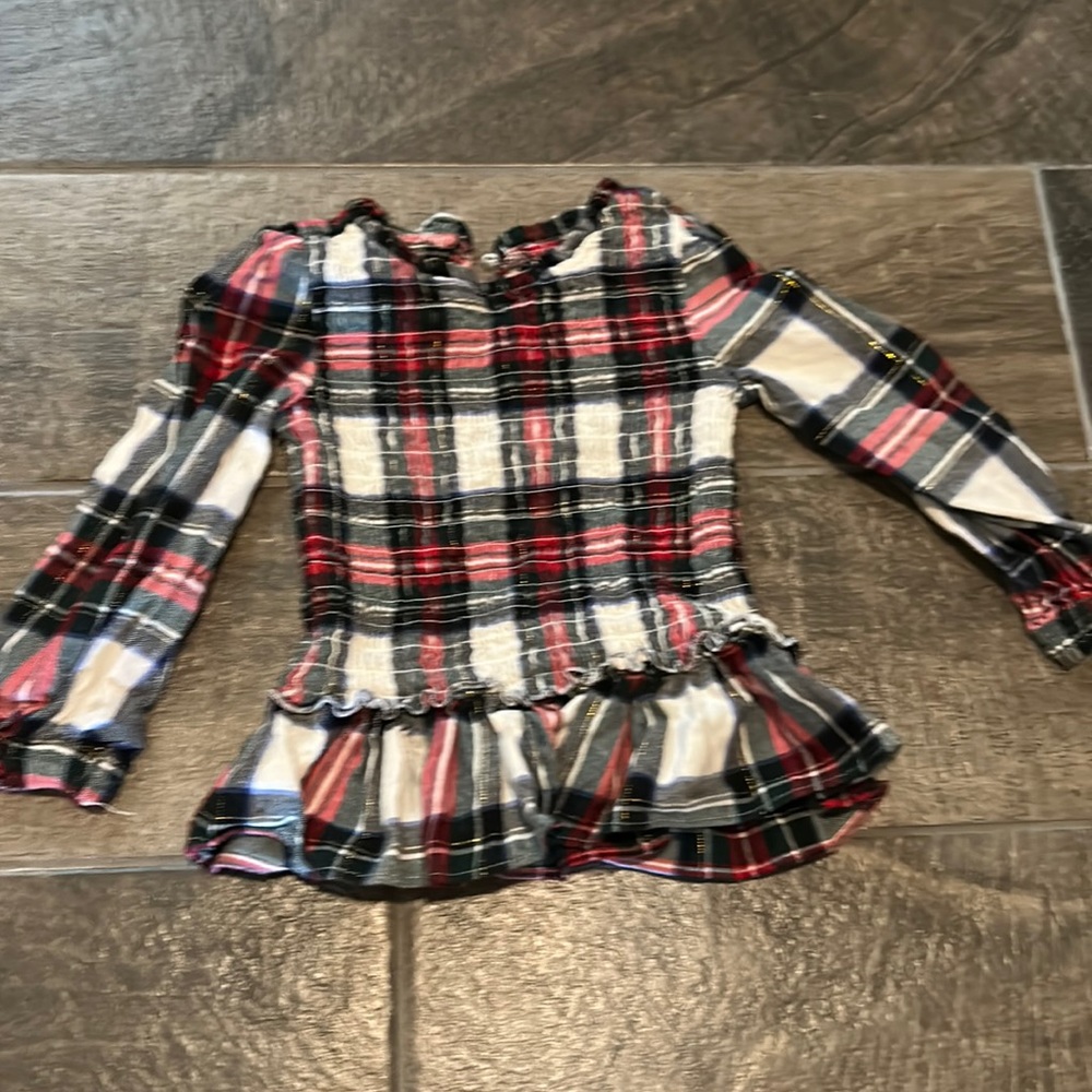 Toddlers blouse scrunched
